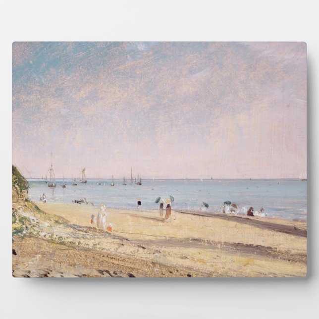 John Constable | Brighton Beach (oil on canvas) Plaque (Front)