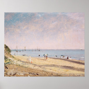 John Constable   Brighton Beach (oil on canvas) Poster