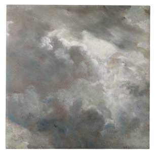 John Constable Cloud Study, 1821 (oil on paper l Ceramic Tile