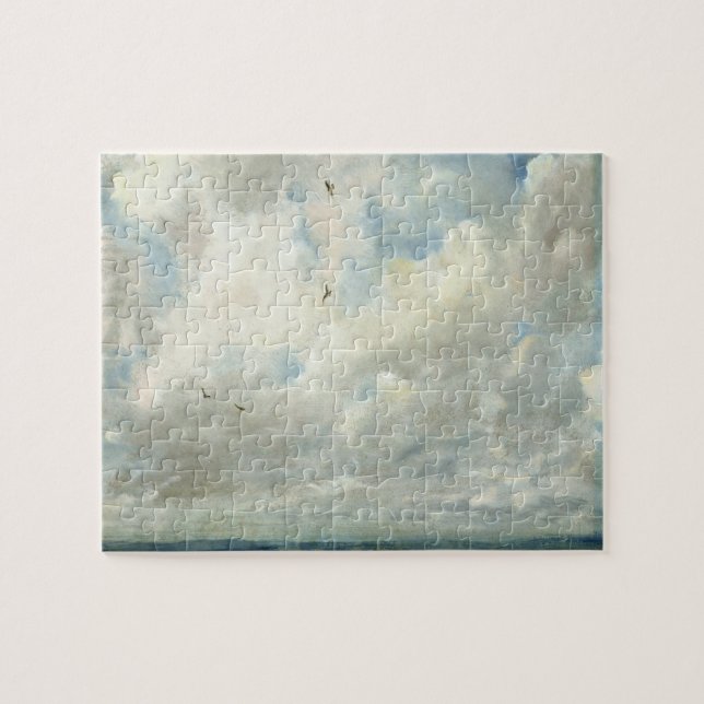 John Constable | Cloud Study, 1821 (oil on paper l Jigsaw Puzzle (Horizontal)