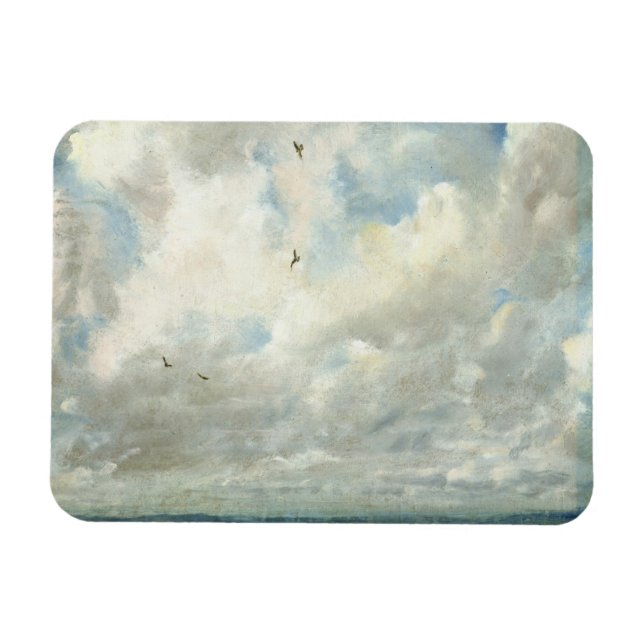John Constable | Cloud Study, 1821 (oil on paper l Magnet (Horizontal)