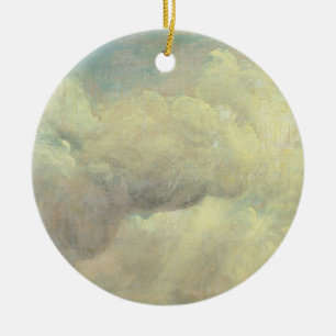 John Constable Cloud Study, c.1821 (oil on canva Ceramic Tree Decoration