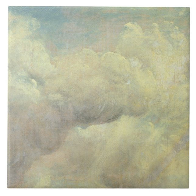 John Constable | Cloud Study, c.1821 (oil on canva Tile (Front)