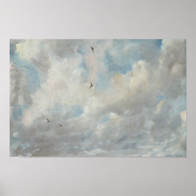 John Constable - Cloud Study Poster (Front)