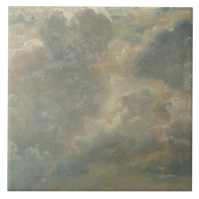 John Constable - Cloud Study Tile (Front)