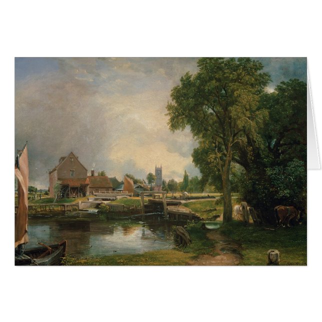 John Constable | Dedham Lock and Mill, 1820 (Front Horizontal)