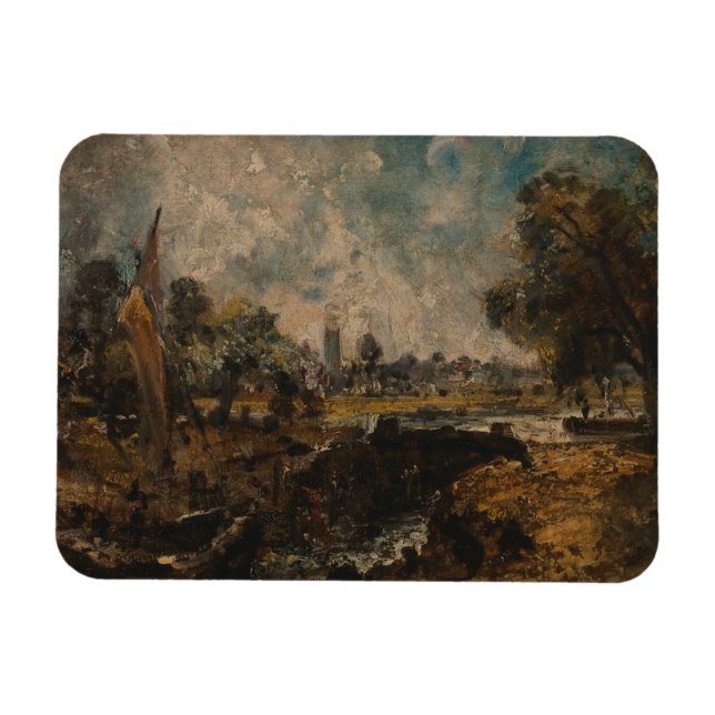 John Constable - Dedham Lock Magnet (Horizontal)