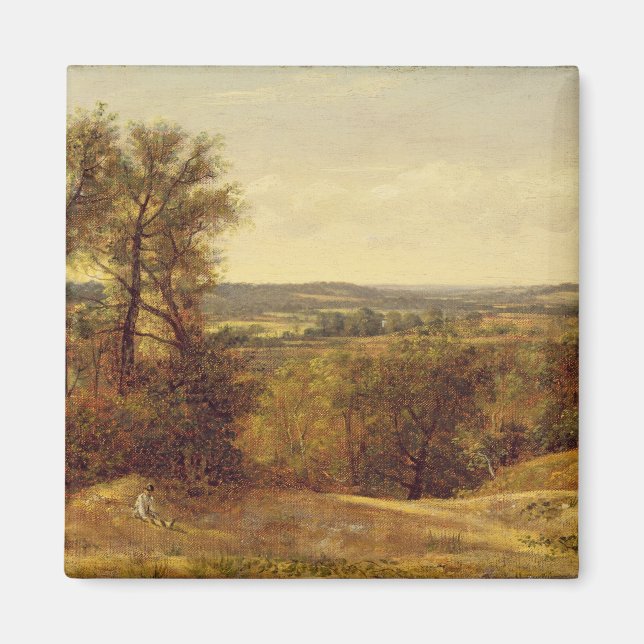 John Constable | Dedham Vale, c.1802 (oil on canva Magnet (Front)