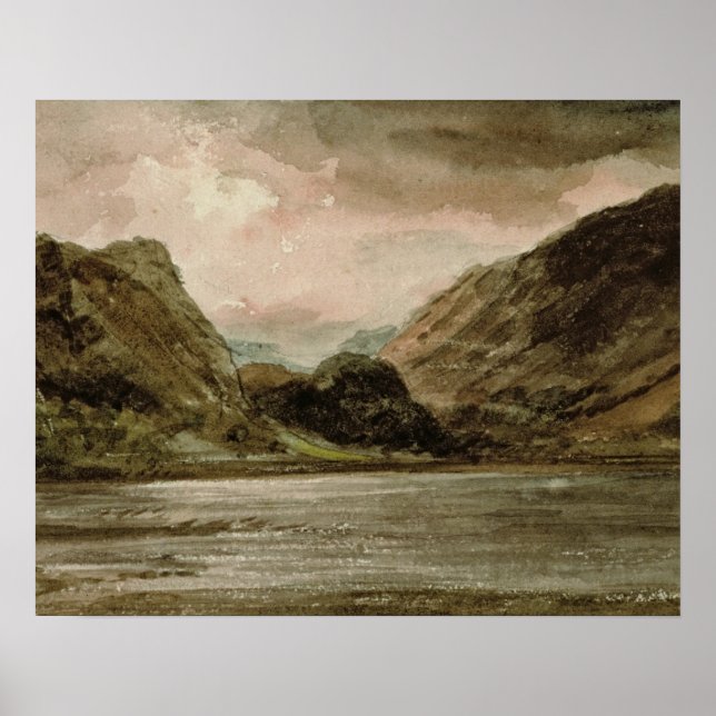 John Constable | Derwentwater, Cumberland, c.1806 Poster (Front)