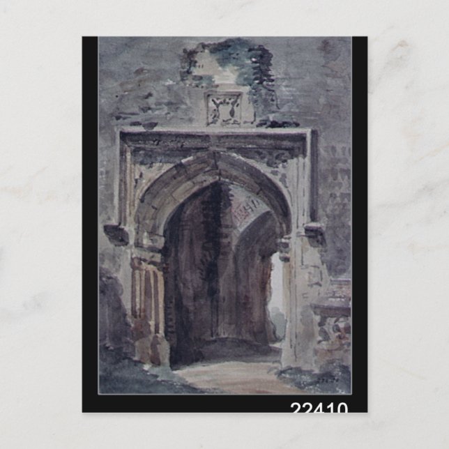 John Constable | East Bergholt Church Postcard (Front)