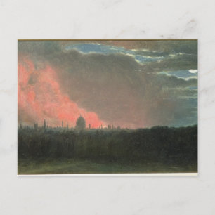 John Constable Fire in London seen from Hampstea Postcard