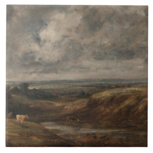 John Constable - Hampstead Heath Tile