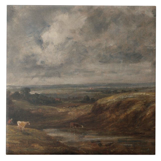 John Constable - Hampstead Heath Tile (Front)
