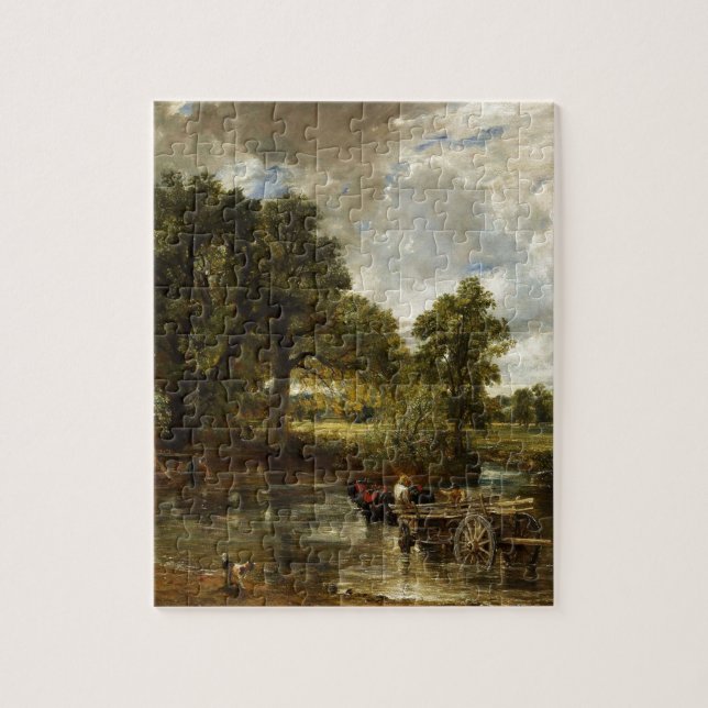John Constable Hay Wain Jigsaw Puzzle (Vertical)