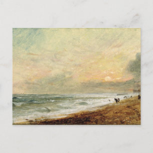John Constable Hove Beach, c.1824 (oil on paper Postcard