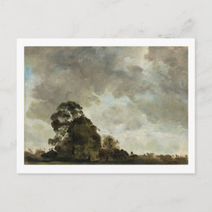 John Constable   Landscape at Hampstead, Tree and  Postcard