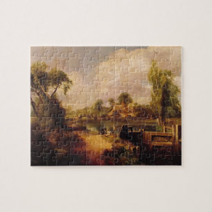 John Constable- Landscape: Boys Fishing Jigsaw Puzzle