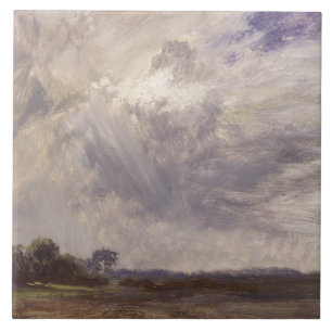 John Constable   Landscape with Grey Windy Sky, c. Tile