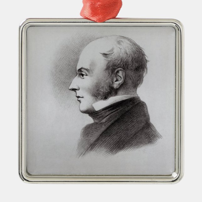 John Constable Metal Ornament (Front)