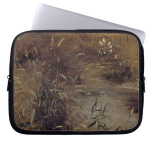John Constable Rushes by a Pool, c.1821 (oil on Laptop Sleeve