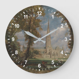 John Constable Salisbury Cathedral from the Bish Large Clock