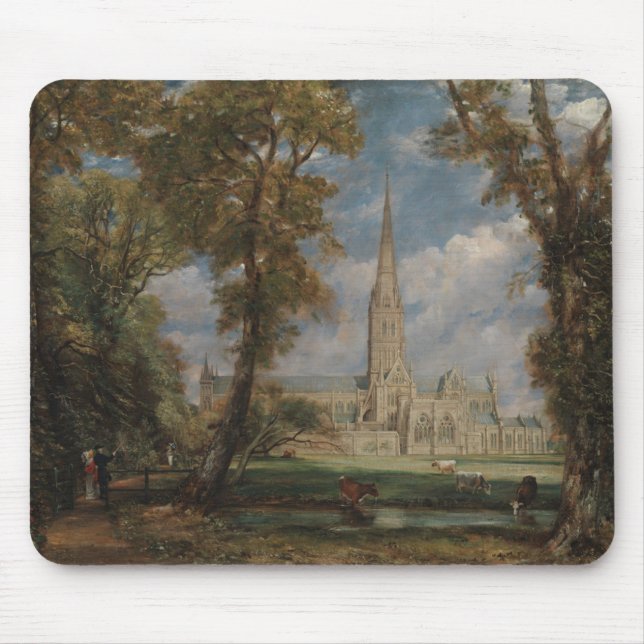 John Constable | Salisbury Cathedral from the Bish Mouse Pad (Front)
