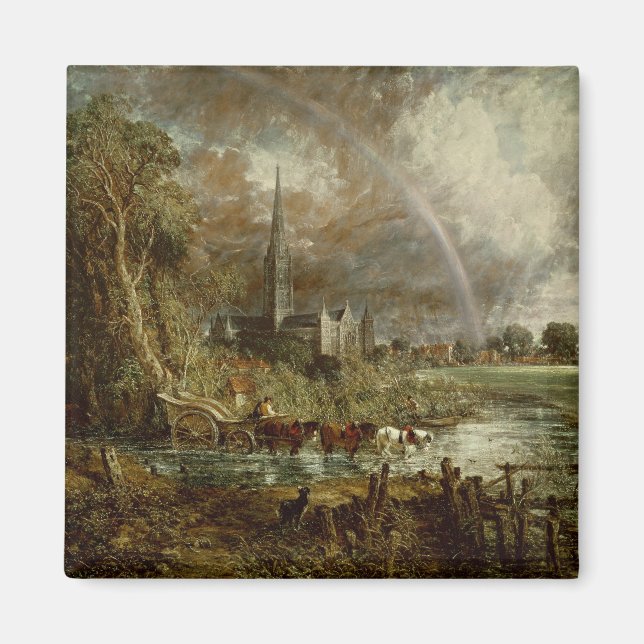 John Constable | Salisbury Cathedral From the Mead Magnet (Front)
