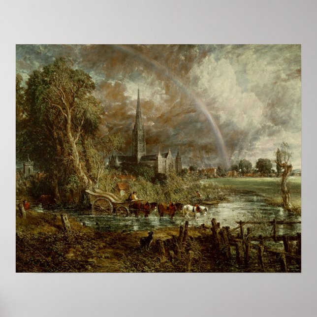 John Constable | Salisbury Cathedral From the Mead Poster (Front)