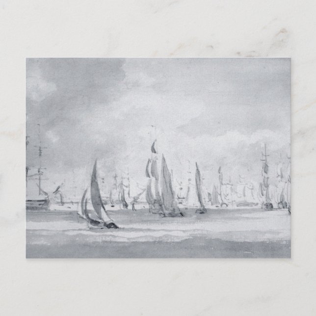 John Constable | Shipping in the Thames Postcard (Front)