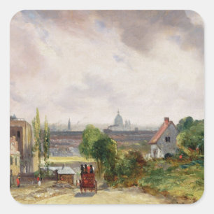 John Constable Sir Richard Steele's Cottage, Ham Square Sticker