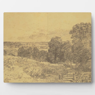 John Constable   Sketch for the Painting Entrance  Plaque