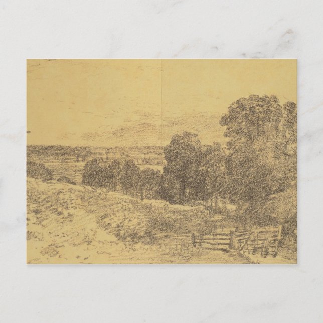 John Constable | Sketch for the Painting Entrance  Postcard (Front)