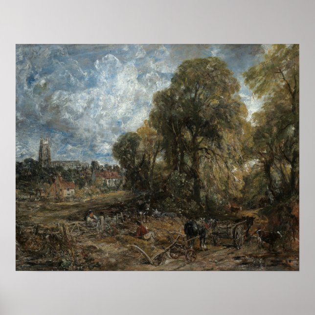 John Constable - Stoke-by-Nayland Poster (Front)