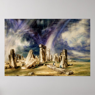 John Constable - Stonehenge Poster