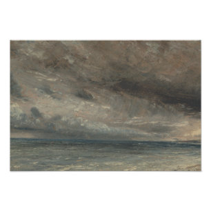 John Constable - Stormy Sea, Brighton Photo Print