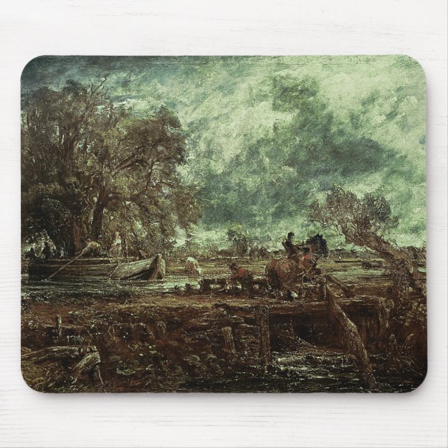 John Constable | Study for The Leaping Horse, c.18 Mouse Pad (Front)