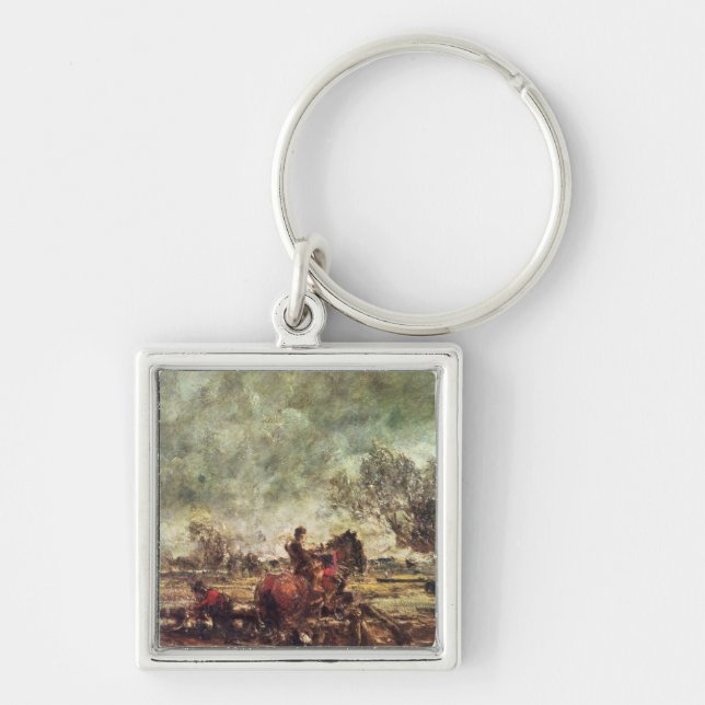John Constable | Study for The Leaping Horse Key Ring (Front)