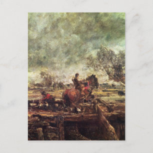 John Constable Study for The Leaping Horse Postcard