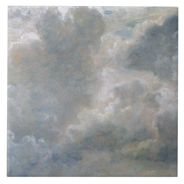 John Constable | Study of Cumulus Clouds, 1822 (oi Ceramic Tile (Front)