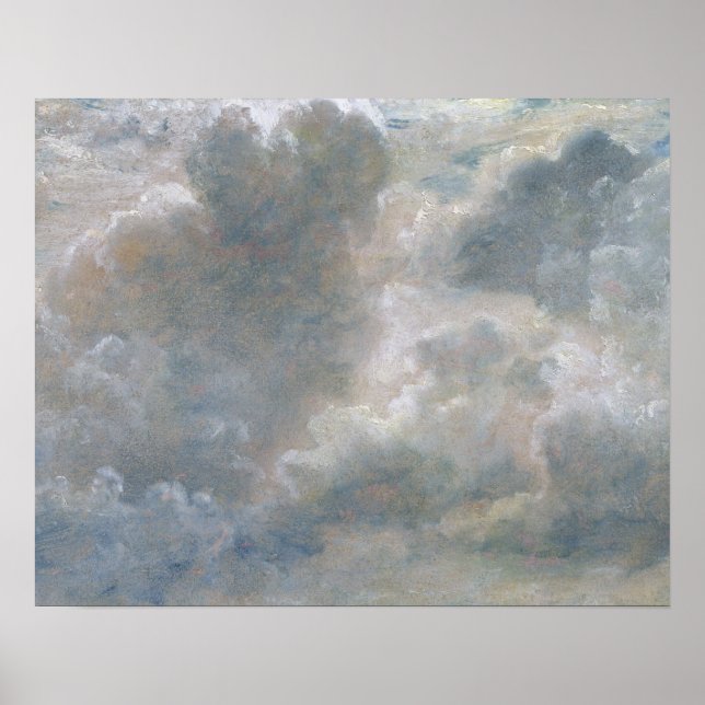 John Constable | Study of Cumulus Clouds, 1822 (oi Poster (Front)