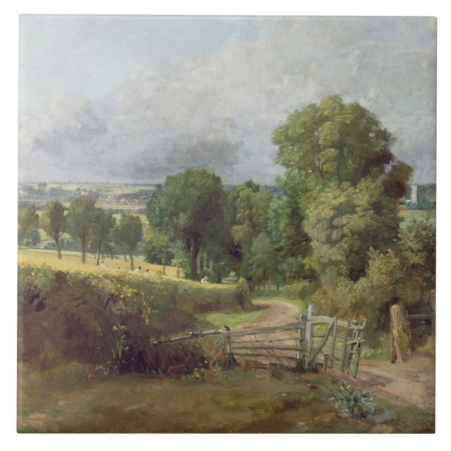 John Constable | The Entrance to Fen Lane Ceramic Tile (Front)