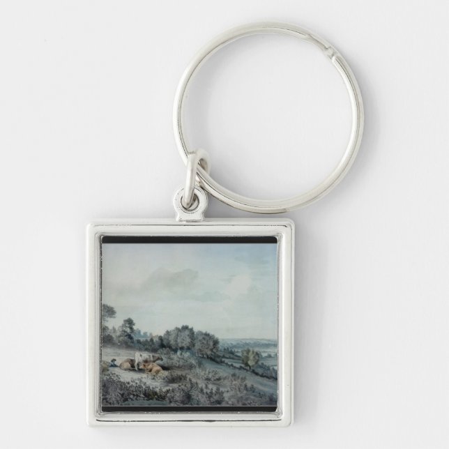 John Constable | The Valley of the Stour Key Ring (Front)