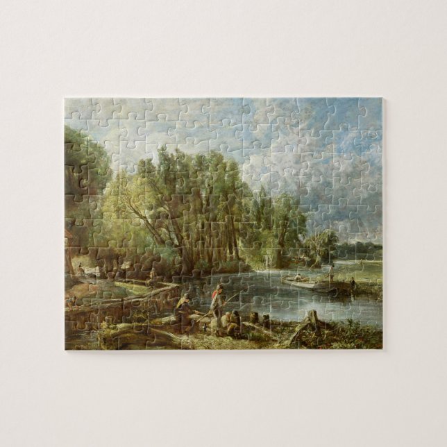 John Constable | The Young Waltonians - Stratford Jigsaw Puzzle (Horizontal)
