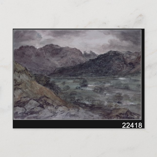 John Constable | View in Borrowdale Postcard (Front)