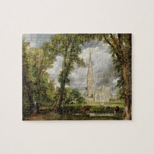 John Constable   View of Salisbury Cathedral from  Jigsaw Puzzle