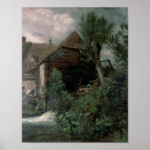 John Constable Watermill at Gillingham, Dorset Poster