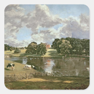 John Constable   Wivenhoe Park, Essex, 1816 Square Sticker