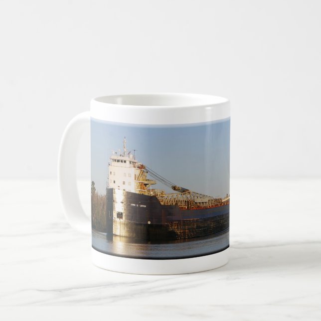 John D. Leitch coffee mug (Front Left)