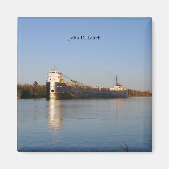 John D. Leitch magnet (Front)