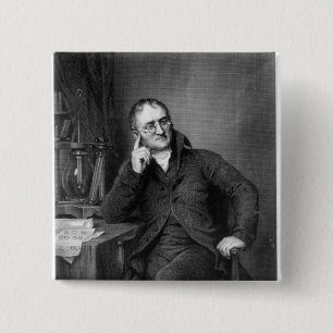 John Dalton 15 Cm Square Badge